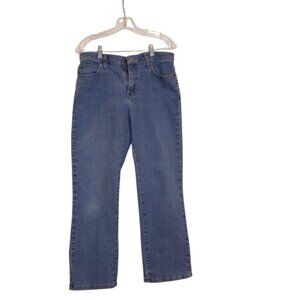 LEE (R) Relaxed Fit At the Waist Cotton-Polyester Blue Short length37' Jeans 10